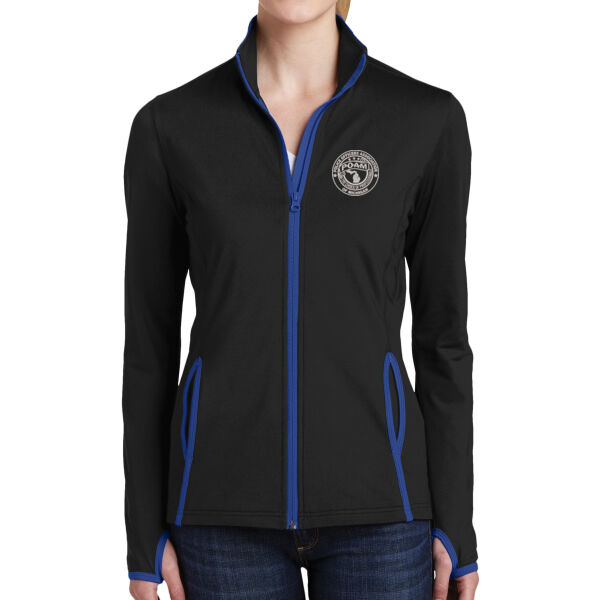 POAM - Women's Sport Wick ® Stretch Contrast Full Zip Jacket Thumbnail