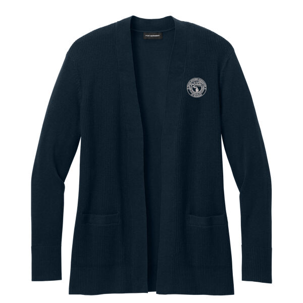 POAM - Women's Easy Care Open Front Cardigan Sweater Thumbnail