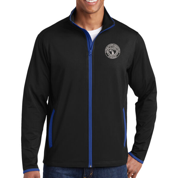 POAM - Sport Wick ® Stretch Contrast Full Zip Jacket Thumbnail