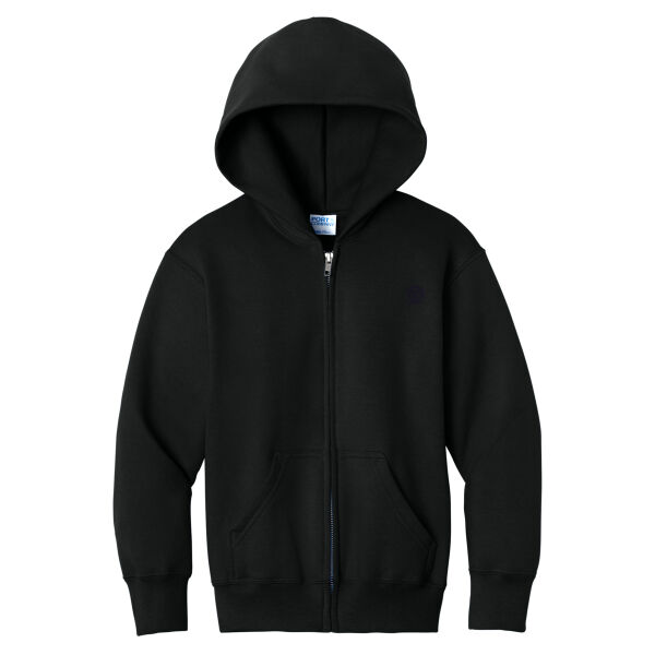POAM - Youth Core Fleece Full Zip Hooded Sweatshirt Thumbnail